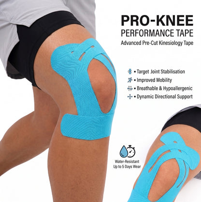 KneeFlex™ Pre-cut Waterproof Kinesiology Tape
